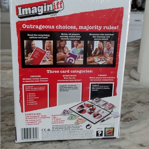 NIB IMAGINIFF BOARD GAME from MATTEL
Ages 14+ Original Packaging. NEVER OPENED. - Picture 3 of 7